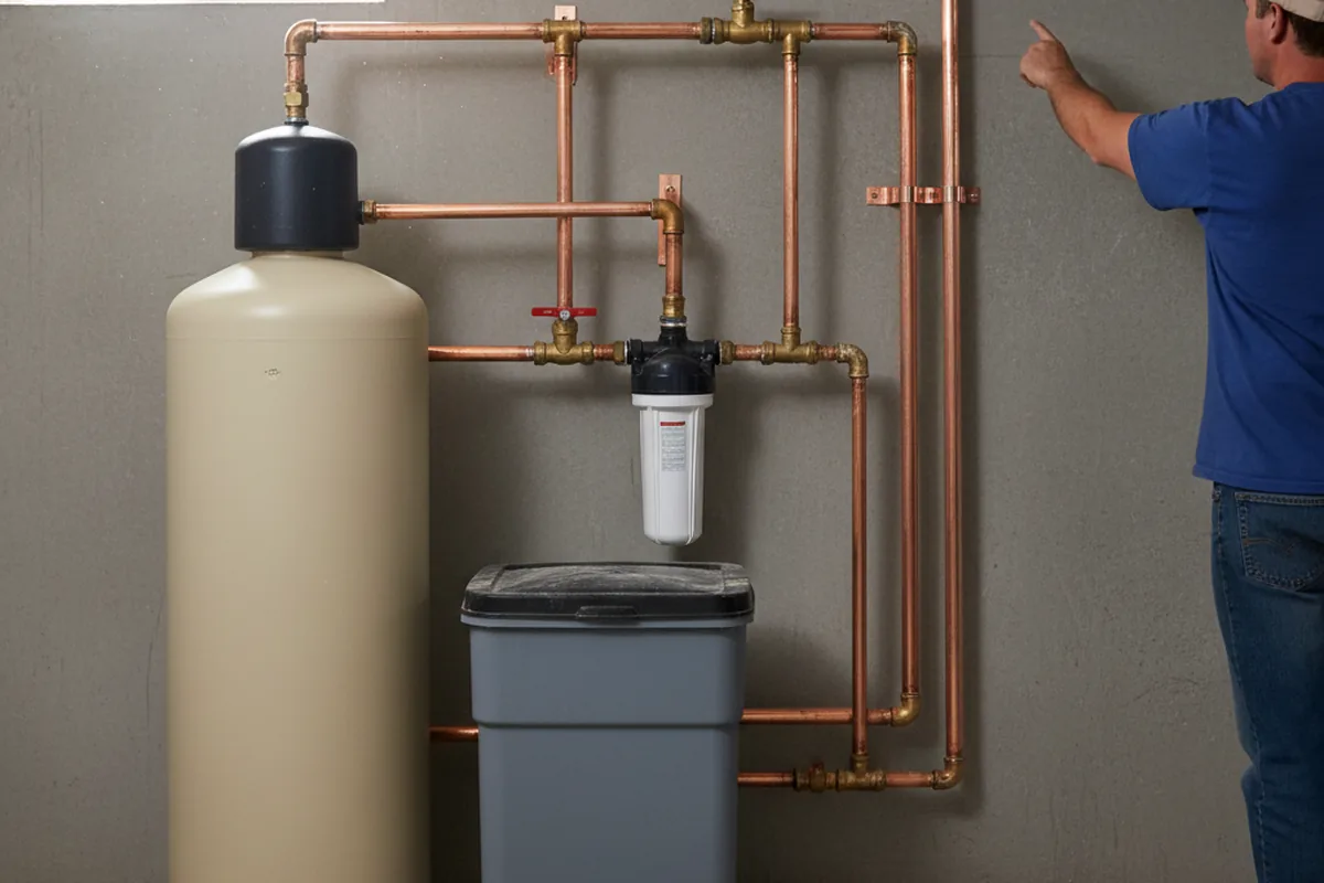 Whole-house water treatment system installed in Milmay